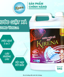 nước giặt xả Kirena vanilla 5kg